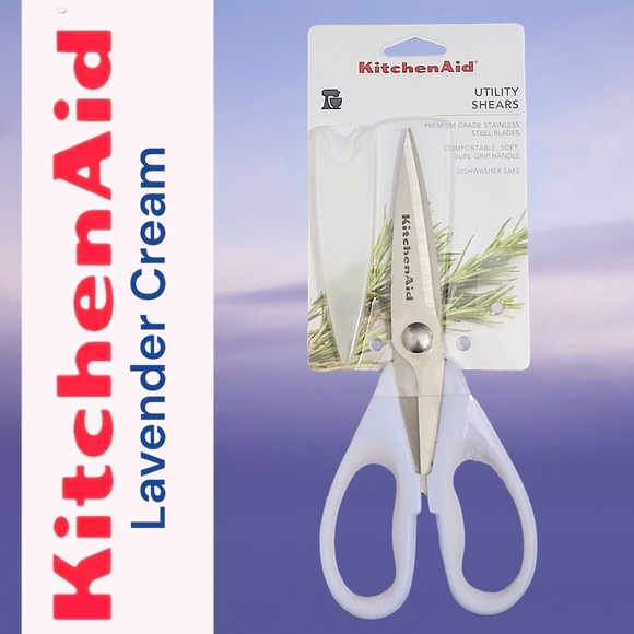 KitchenAid Lavender Cream Kitchen Utility Shears - NWT - Picture 1 of 7